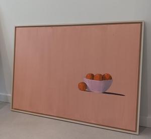 Rachael Smith Oranges On Pink