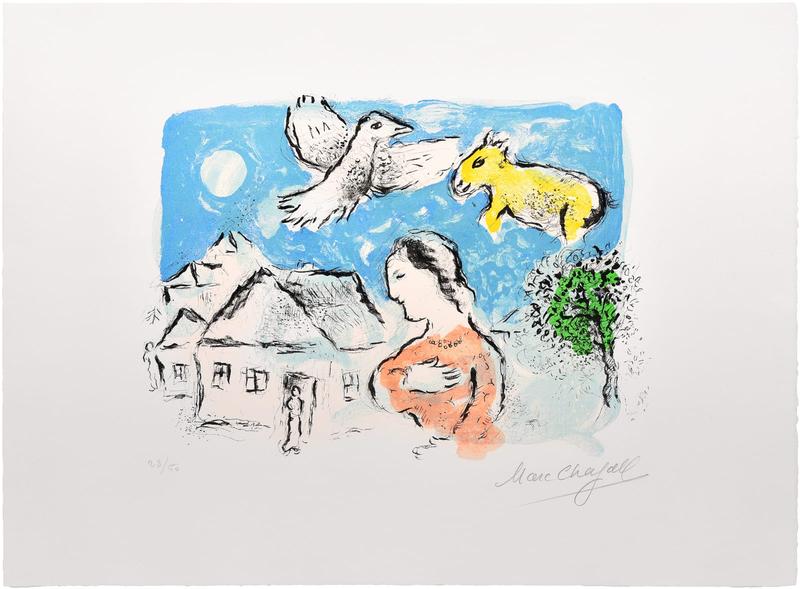 Marc Chagall - Le Village (2nd State)