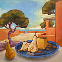 Jean Sher Still Life with Pears - Rottnest Island 2025