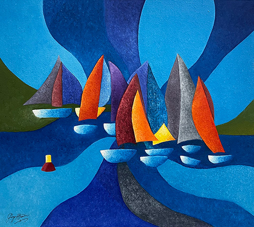 Gary Harrison-Hearn - Rounding the Buoy