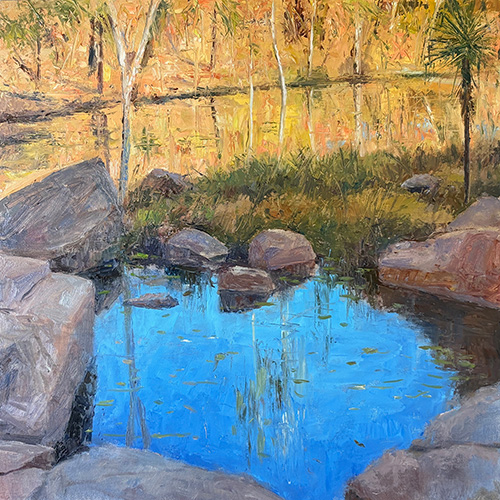 Douglas Kirsop - Evening Light in Adcock Gorge