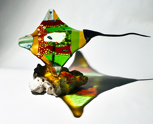 Jo-Anne Maire - Amber and Green Ray - Medium