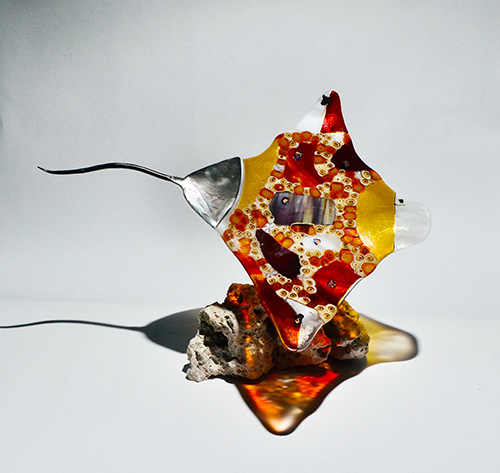 Jo-Anne Maire - Red_ Orange and Amber Ray - Medium