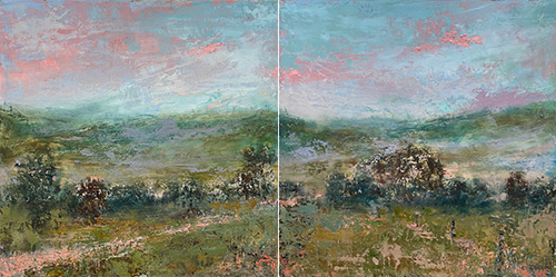 Cy Rocchi - Early Rise - Diptych