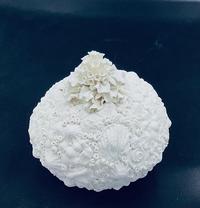 Beverley McMahon Encrusted Shell Ball with Flutes and Fronds