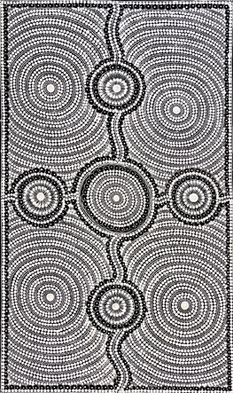 Reanelle Jurra Nungurrayi Waterholes Dreaming