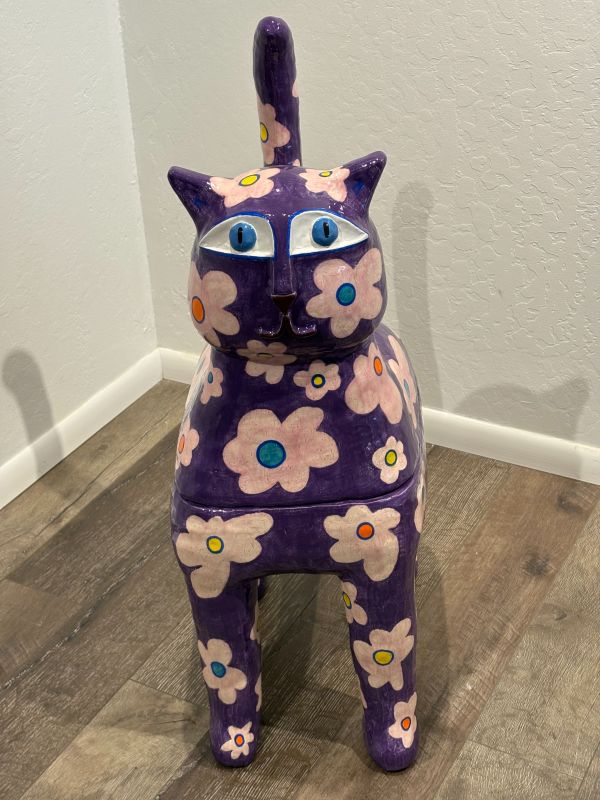 Purple Flower Power - LESLIE SAFARIK