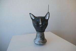 LARRY MCLAUGHLIN Small Cat in pot