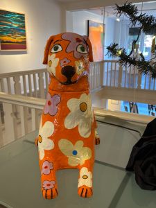 LESLIE SAFARIK Orange Dog