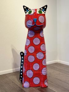 LESLIE SAFARIK Tall Cat