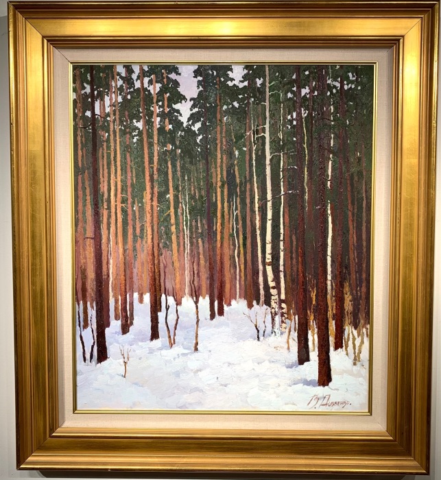 Pines In The Winter - Viktor Dovbenko