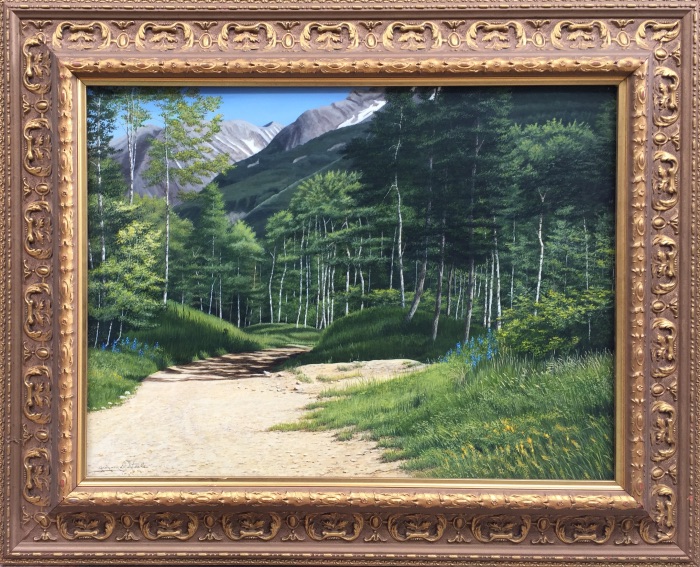 Road Into The Aspen Forest - Gregory Steele