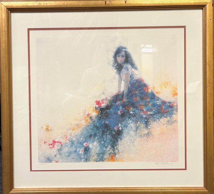 Young Girl In Checked Dress - Hu Chi Chung