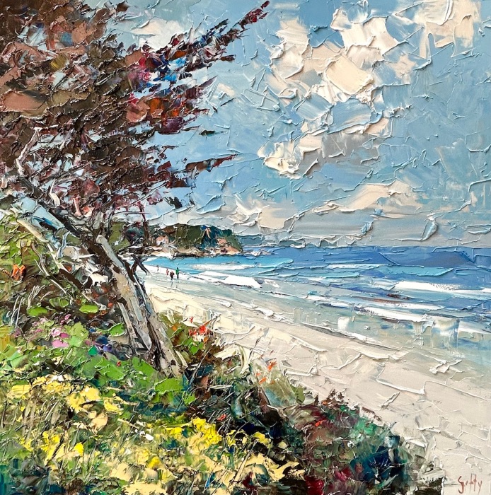 Warm Day At Carmel Beach - Frank Getty