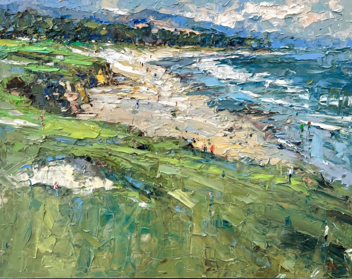 Off The Fairway Pebble Beach - Frank Getty