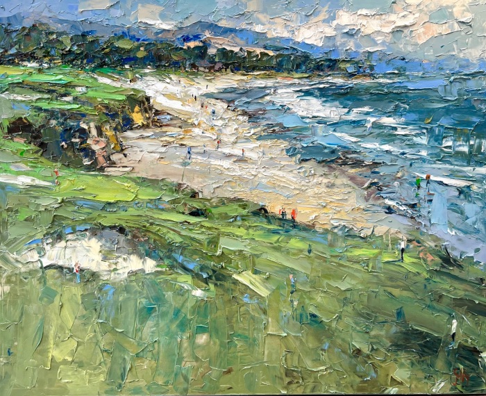 Off The Fairway Pebble Beach - Frank Getty