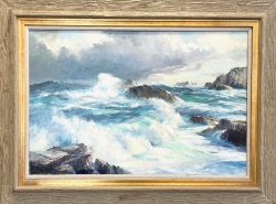 Bennett Bradbury Heavy Surf Mendocino Coast