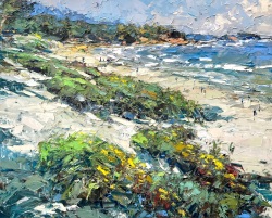 Frank Getty High Tide Carmel Beach