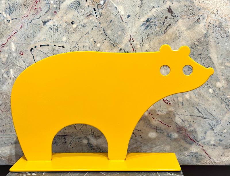 Bear Yellow Small Plate - Jeffie Brewer