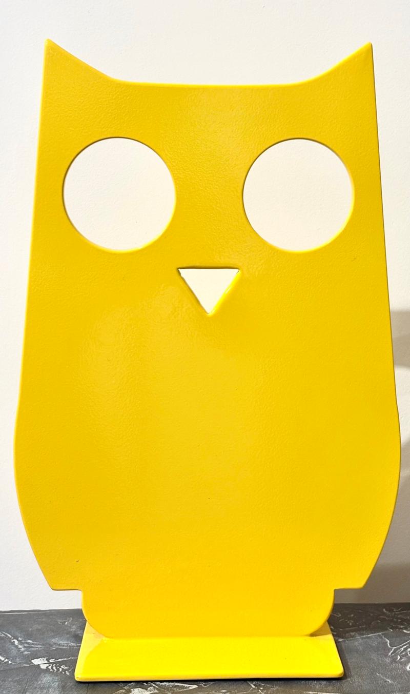 Yellow Owl Small Plate - Jeffie  Brewer