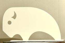 Jeffie  Brewer White Buffalo Small Plate