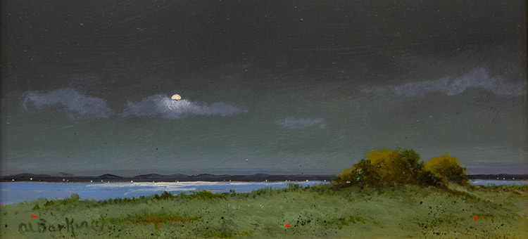 New England Moon by Al Barker at Sylvan Gallery - AL BARKER