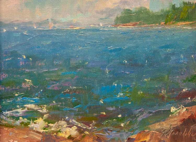 Marshall Point View by Roberta Goschke at Sylvan Gallery - ROBERTA GOSCHKE