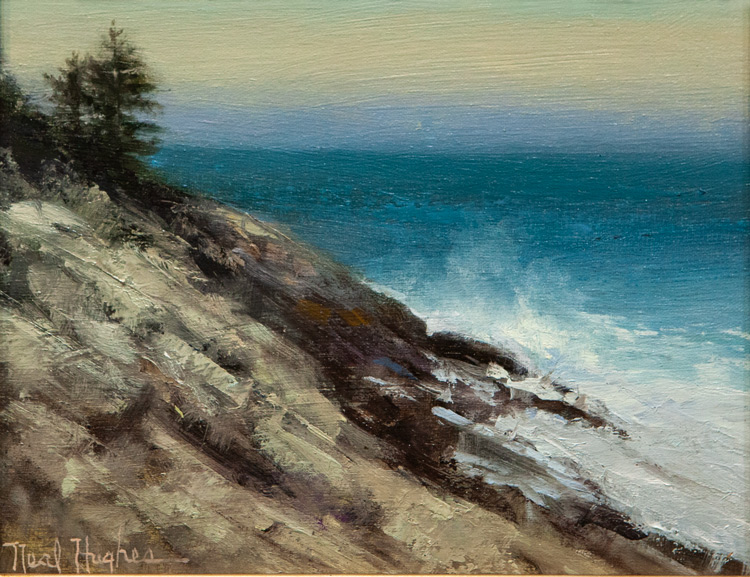 Pemaquid Dusk by Neal Hughes at Sylvan Gallery - NEAL HUGHES