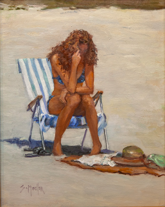 Red Head in the Sun by Stan Moeller at Sylvan Gallery - STAN MOELLER