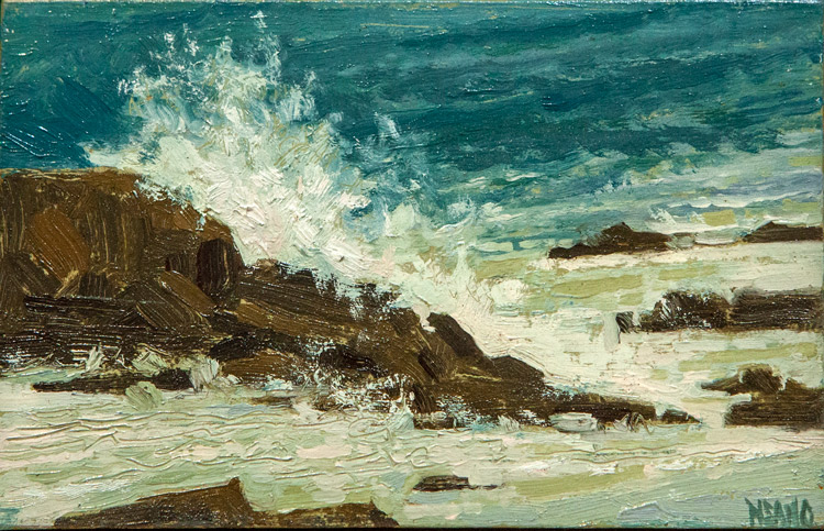 Bass Rocks by Crista Pisano at Sylvan Gallery - CRISTA PISANO