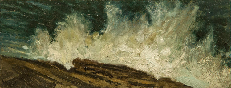 Big Splash_ Pemaquid by Crista Pisano at Sylvan Gallery - CRISTA PISANO