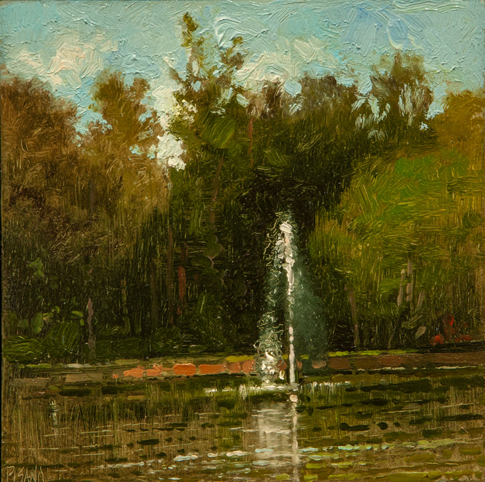 Fountain by Crista Pisano at Sylvan Gallery - CRISTA PISANO