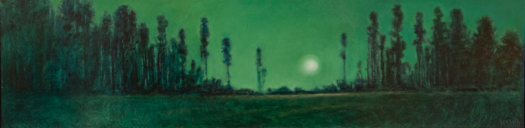 Standing in the Moonlight by Crista Pisano at Sylvan Gallery - CRISTA PISANO