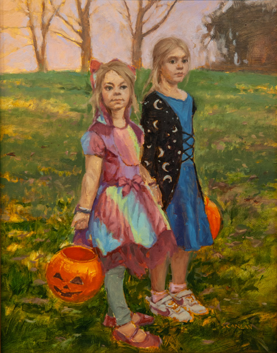 All Hallow_s Eve Companions by Ann Scanlan at Sylvan Gallery - ANN SCANLAN