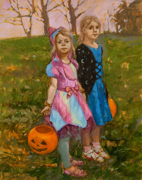 All Hallows_ Eve Companions by Ann Scanlan at Sylvan Gallery - ANN SCANLAN