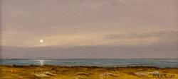 AL BARKER Coastal Maine Moon by Al Barker at Sylvan Gallery