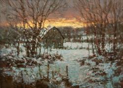 ANGELO FRANCO, JR. Dusk on the Farm by Angelo Franco at Sylvan Gallery