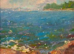 ROBERTA GOSCHKE Marshall Point View by Roberta Goschke at Sylvan Gallery