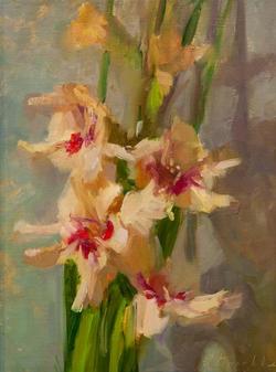 ROBERTA GOSCHKE Summer Gladiola by Roberta Goschke at Sylvan Gallery