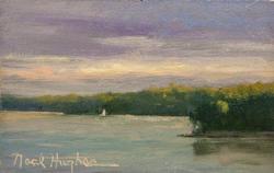 NEAL HUGHES Evening Sail_ Islesboro by Neal Hughes at Islesboro