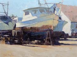 Morninng Shadows by Neal Hughes at Sylvan Gallery