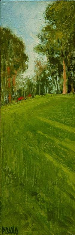 CRISTA PISANO A Lot of Green by Crista Pisano at Sylvan Gallery