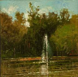 CRISTA PISANO Fountain by Crista Pisano at Sylvan Gallery