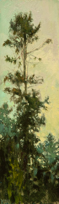 CRISTA PISANO Reaching Light at Pemaquid by Crista Pisano at Sylvan Gallery